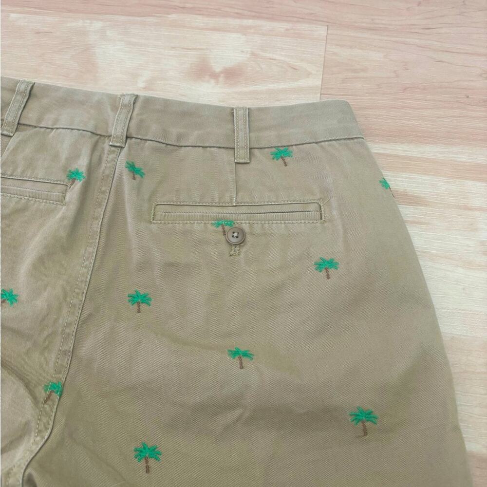 J.Crew Chino Women's Khakis Summer Shorts Embroidered Palm Trees Small Sz 2 $80 - Picture 6 of 8